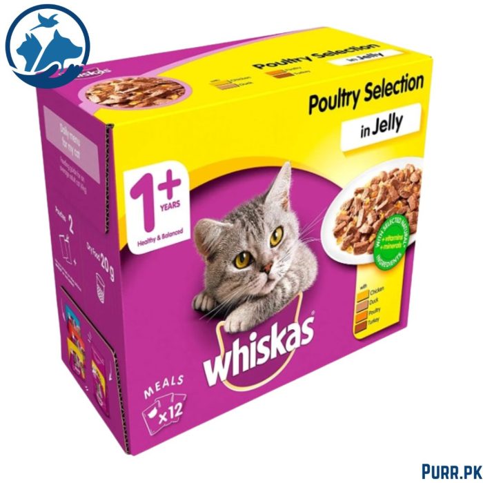 Whiskas Poultry Selection In jelly Pouches (12 Pouch)