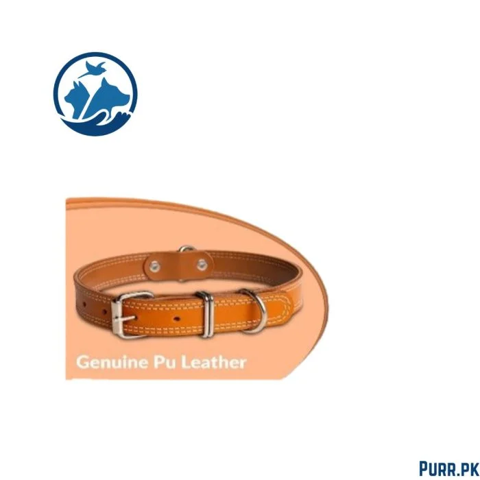 Light Brown Leather Collar imp