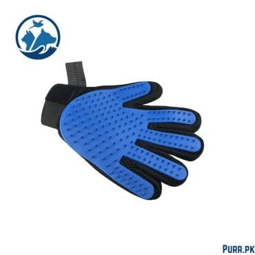 Groming Glove Plastic Blue (Box)