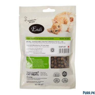 Fish flavor Star shape cat bites (100G)