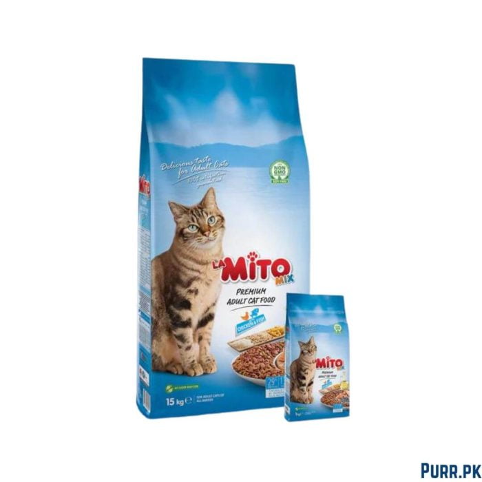 Mito Adult Cat Mix Chicken & Fish 1 Kg Bag