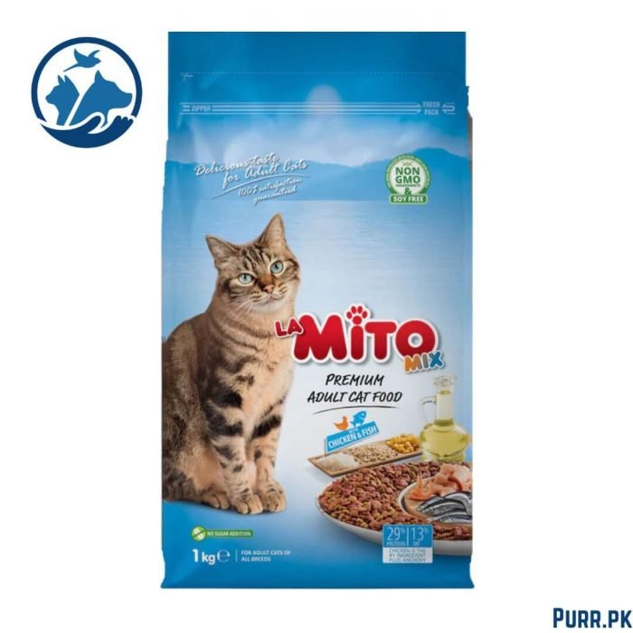 Mito Adult Cat Mix Chicken & Fish 1 Kg Bag