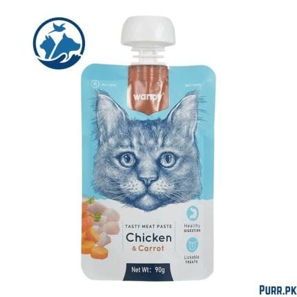 Wanpy Adult Cat Tasty Meat Chicken & Carrot 90 g Pouch