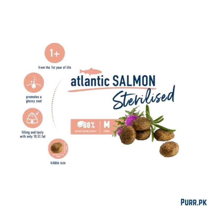 Happy Cat Adult Sterilised Adult Atlantic Salmon 1.3 Kg Bag