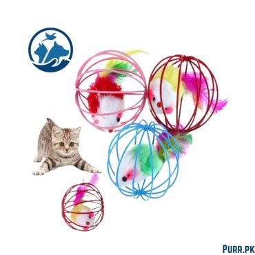 Cat Ball Toy Mouse Cage