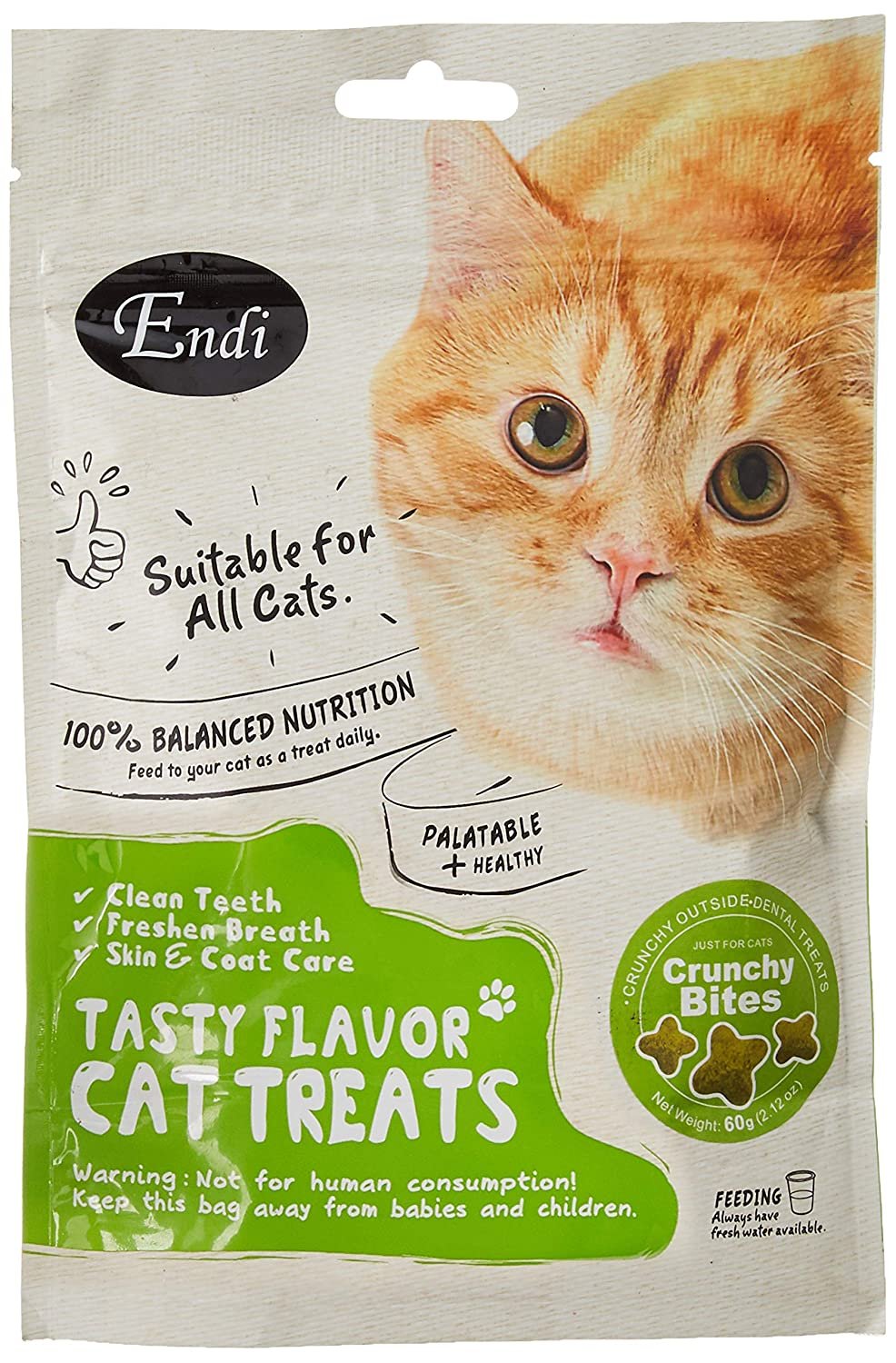 Fish flavor Star shape cat bites (100G)