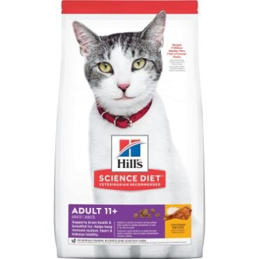 Hill's Science Diet Adult 11+ Chicken Recipe Dry Cat Food  