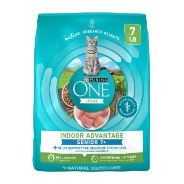 Purina ONE Indoor Advantage Senior 7+ High Protein Natural Dry Cat Food