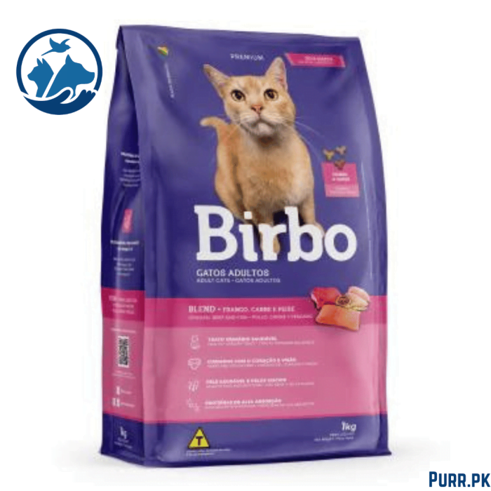 Birbo Adult Cat Food – Chicken, Beef & Fish