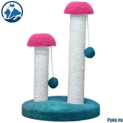 Mushroom 2 Poll Cat Scratching Post