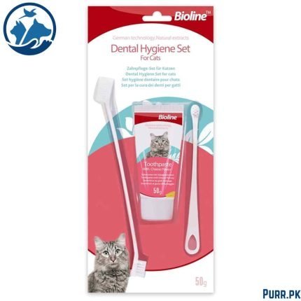 Bioline Dental Hygiene Set for Cats / Toothbrush for Cats