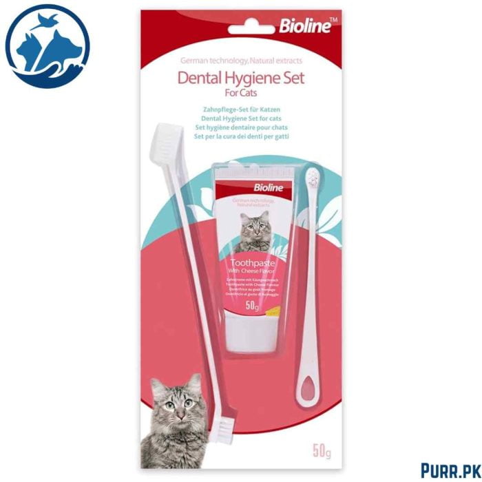 Bioline Dental Hygiene Set for Cats / Toothbrush for Cats