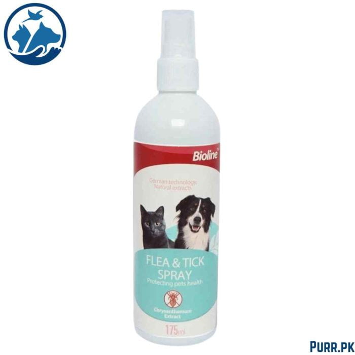 Bioline Flea and Tick Spray for Cats (175ml)