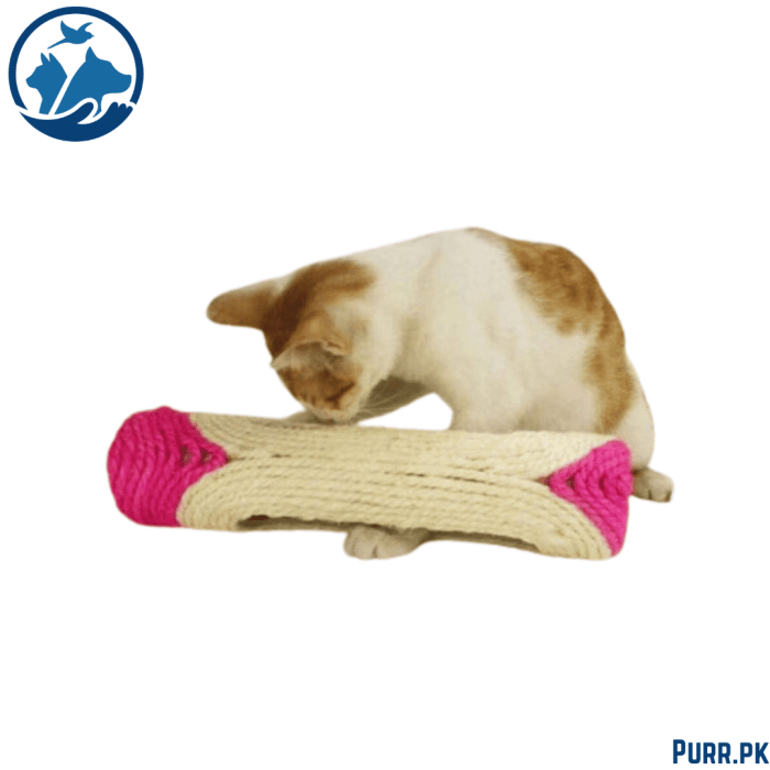 Cat Toys Rolling Sisal Scratch Board Roller with 3 Ball