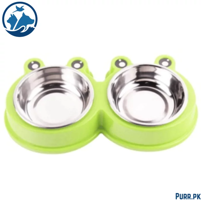 Frog Design Dog Stainless Bowl 2 in 1