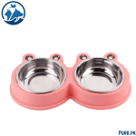 Frog Design Dog Stainless Bowl 2 in 1