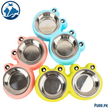 Frog Design Dog Stainless Bowl 2 in 1