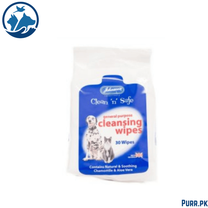 Johnsons Cleansing Wipes For Cats And Dogs