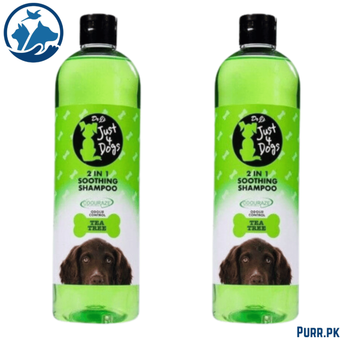 Just 4 Dogs 2in1 Tea Tree Soothing Shampoo and conditioner