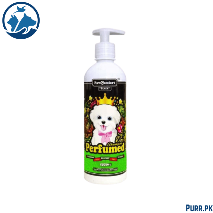 PawComfort Black Perfumed Shampoo for Dogs