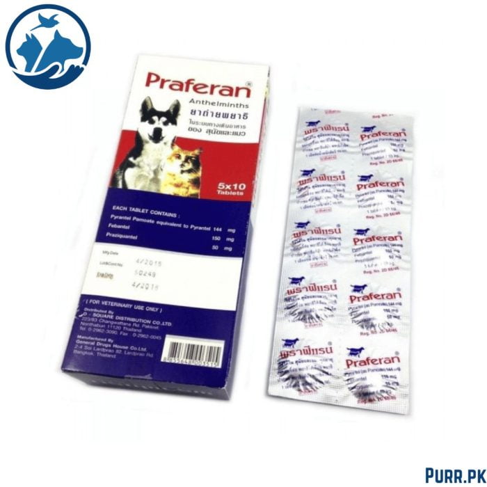 Praferan Deworming Tablets Made in Thailand