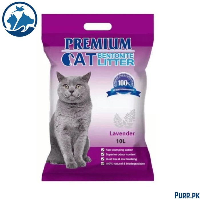 Premium Bentonite Cat Litter – Levender Scent
