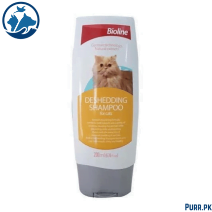 Bioline Cat Cleansing Care Deshedding Shampoo 200 ml