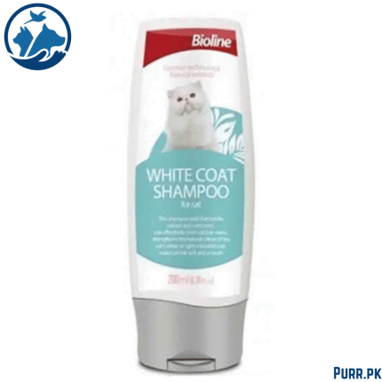 Bioline Cat White Coat Shampoo 200 ml