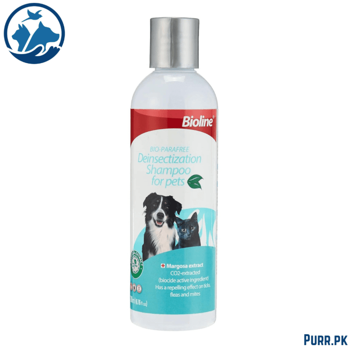 Bioline Dog Flea & Tick Deinsectization Shampoo 250 ml