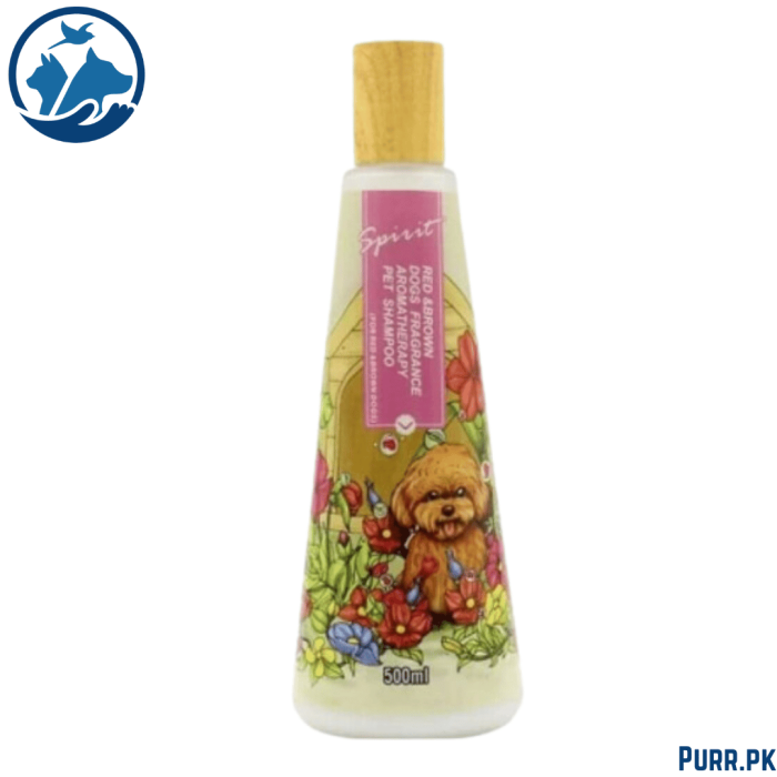 Fragrant Aromatherapy Shampoo for Red and Brown Dogs (500ML)