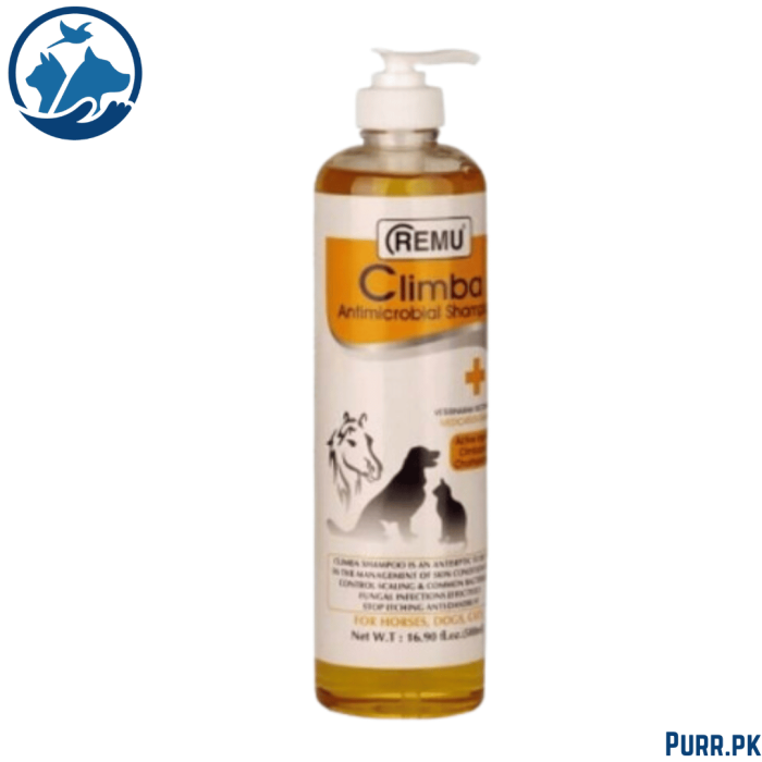 Remu Climba Antimicrobial Shampoo for Cats and Dogs