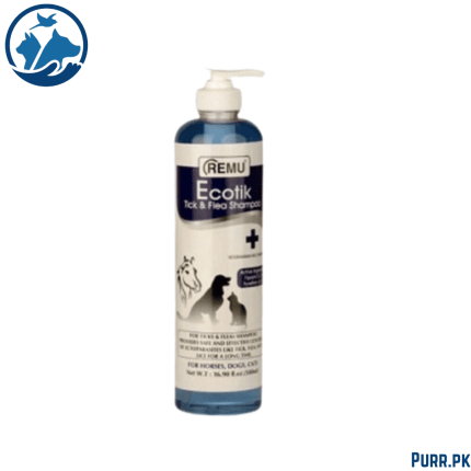 Remu Ecotik shampoo for ticks and fleas