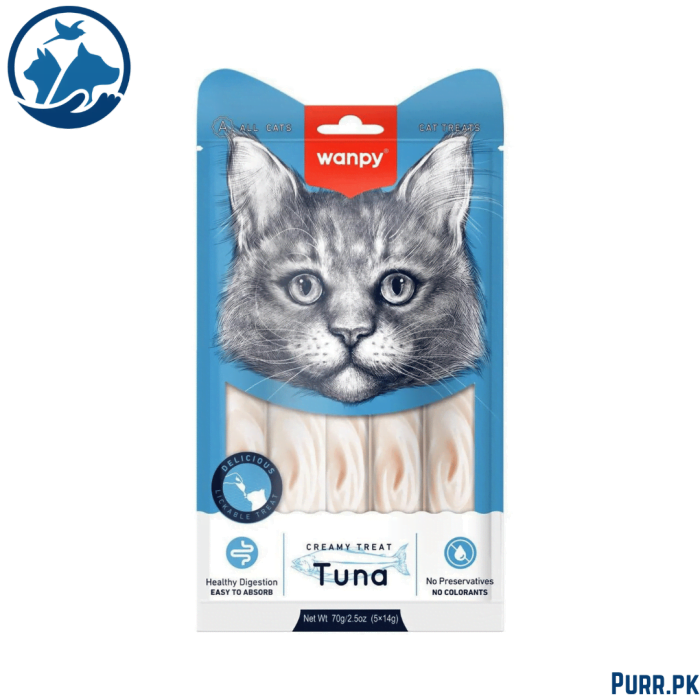 Wanpy Adult Cat Creamy Lickable Treats Tuna