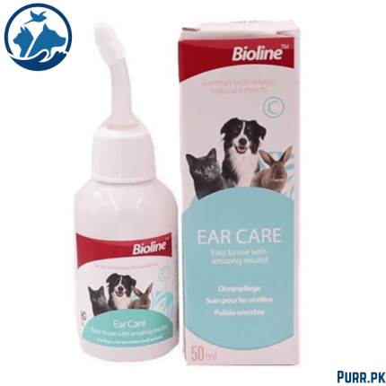 Bioline Pets Cleansing Care Ear Drops 50 ml