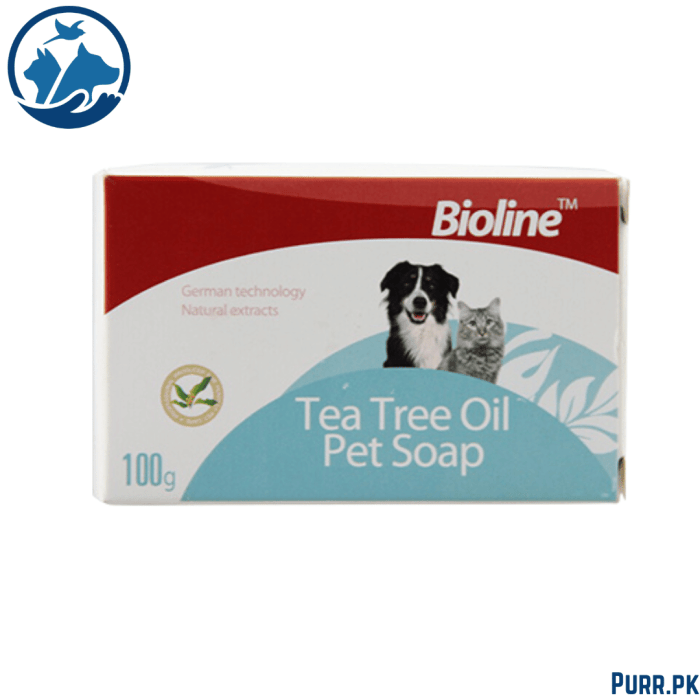 Bioline Pets Cleansing Care Tea Tree Oil Soap 100 g