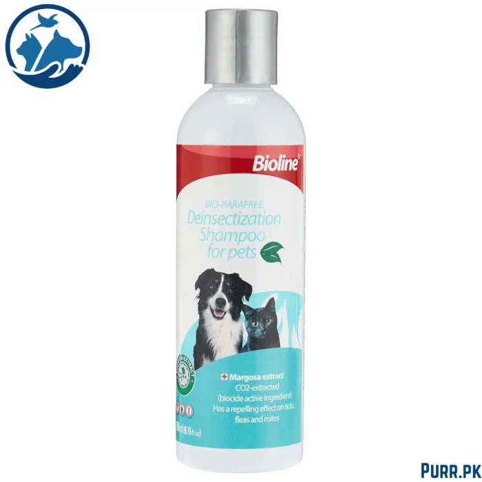 Bioline Pets Flea & Tick Deinsectization Shampoo 200 ml