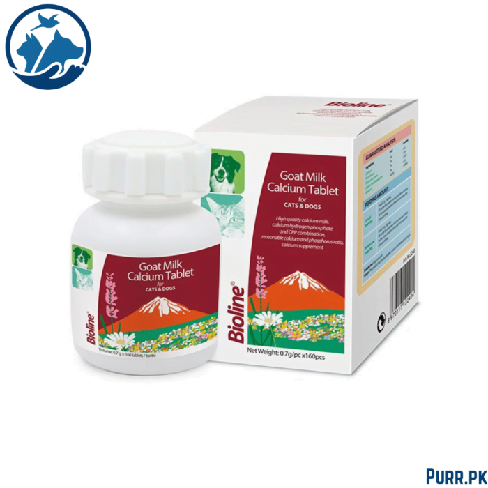 Bioline Pets Nutritional Goat's Milk Calcium Tablets