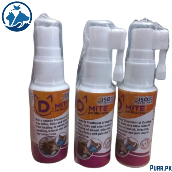 D-Mite for Cat and Dog Ear mites, ticks and other insects