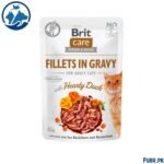 Brit Care Cat Pouch HEARTY DUCK in Gravy