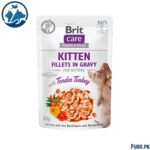 Brit Care Cat Pouch KITTEN - Tender Turkey in Gravy