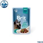 Brit Premium Cat Pouch with Beef Fillets in Gravy for Adult Cats