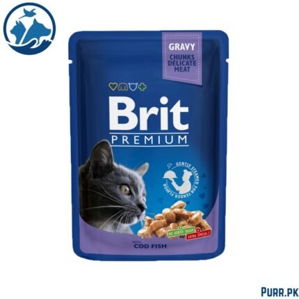 Brit Premium Cat Pouch with Cod Fish