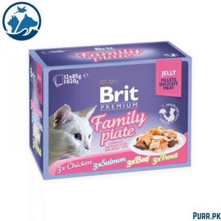 Brit Premium Cat Pouches Family Plate Jelly