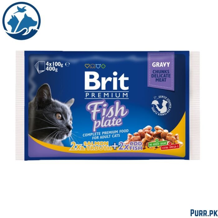 Brit Premium Cat Pouches Fish Plate