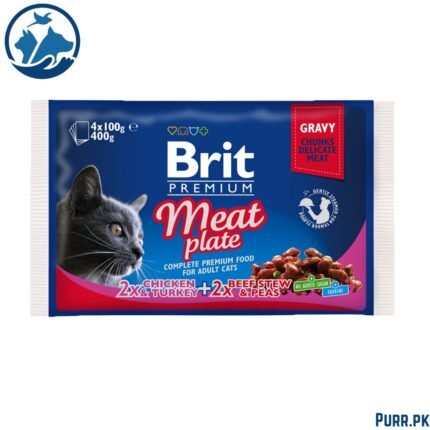 Brit Premium Cat Pouches Meat Plate