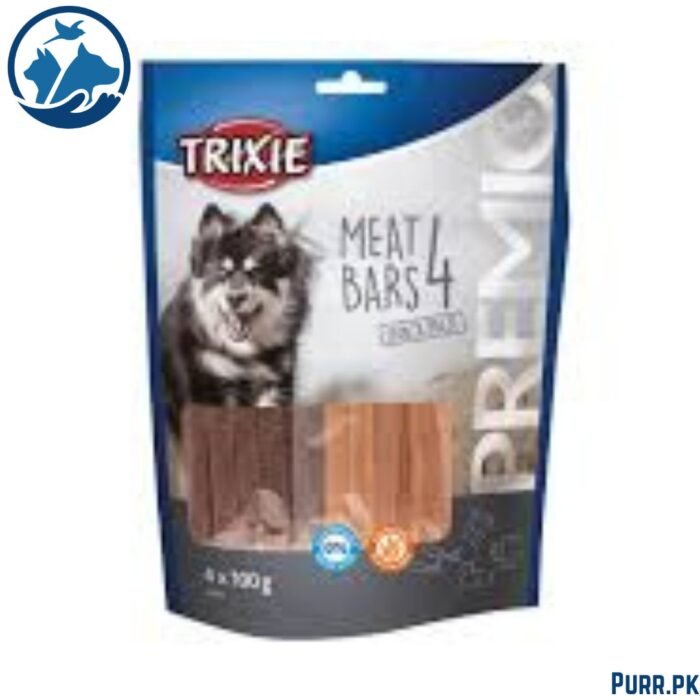 Trixie Dog Premio 4 Meat Bars, Chicken_Duck_Lamb_Salmon 4 × 100 g