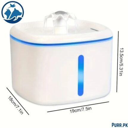 2.5L Cat Water Fountain – Auto, Durable, No Battery