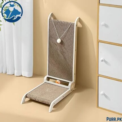 Long rectangle Scratcher with Track Toy