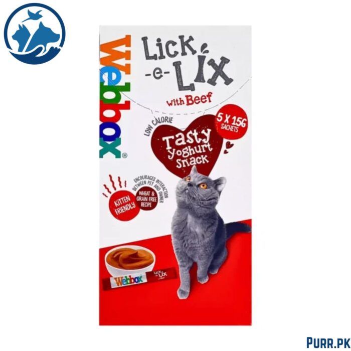 Webbox Lick-e-Lix with Beef Cat Treats