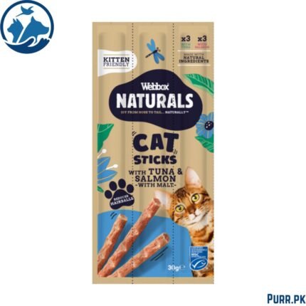 Webbox Natural Cat Sticks with Malt Tuna & Salmon